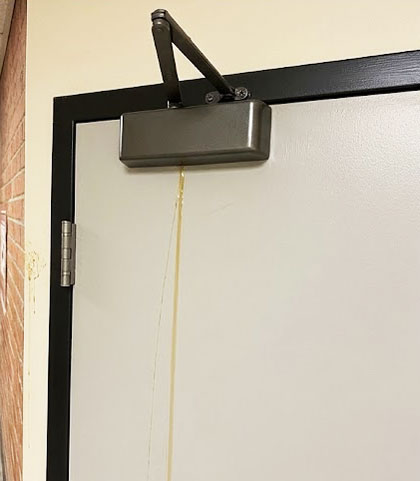 Leaking Door Closer